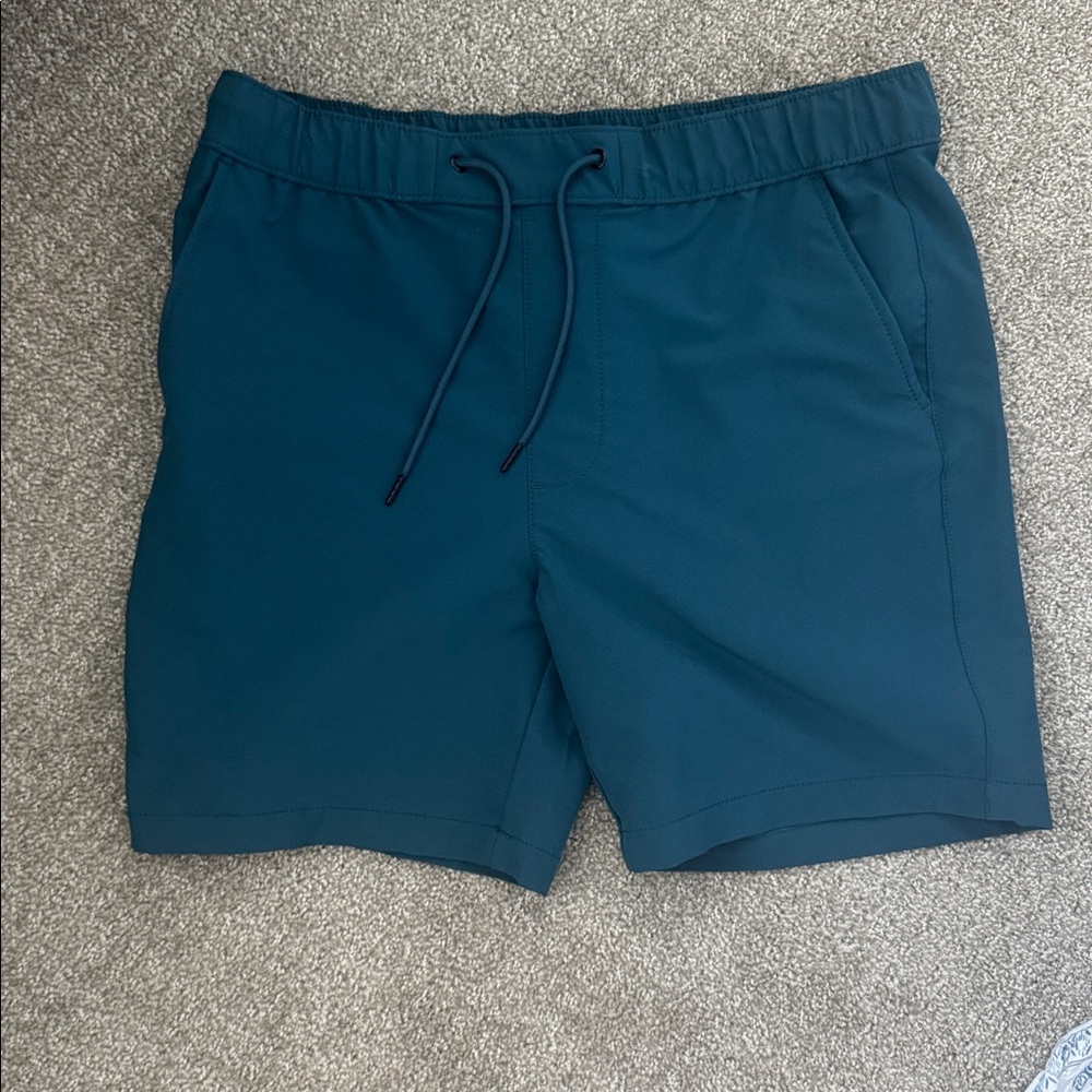 Goodfellow & Co Teal Tech Shorts